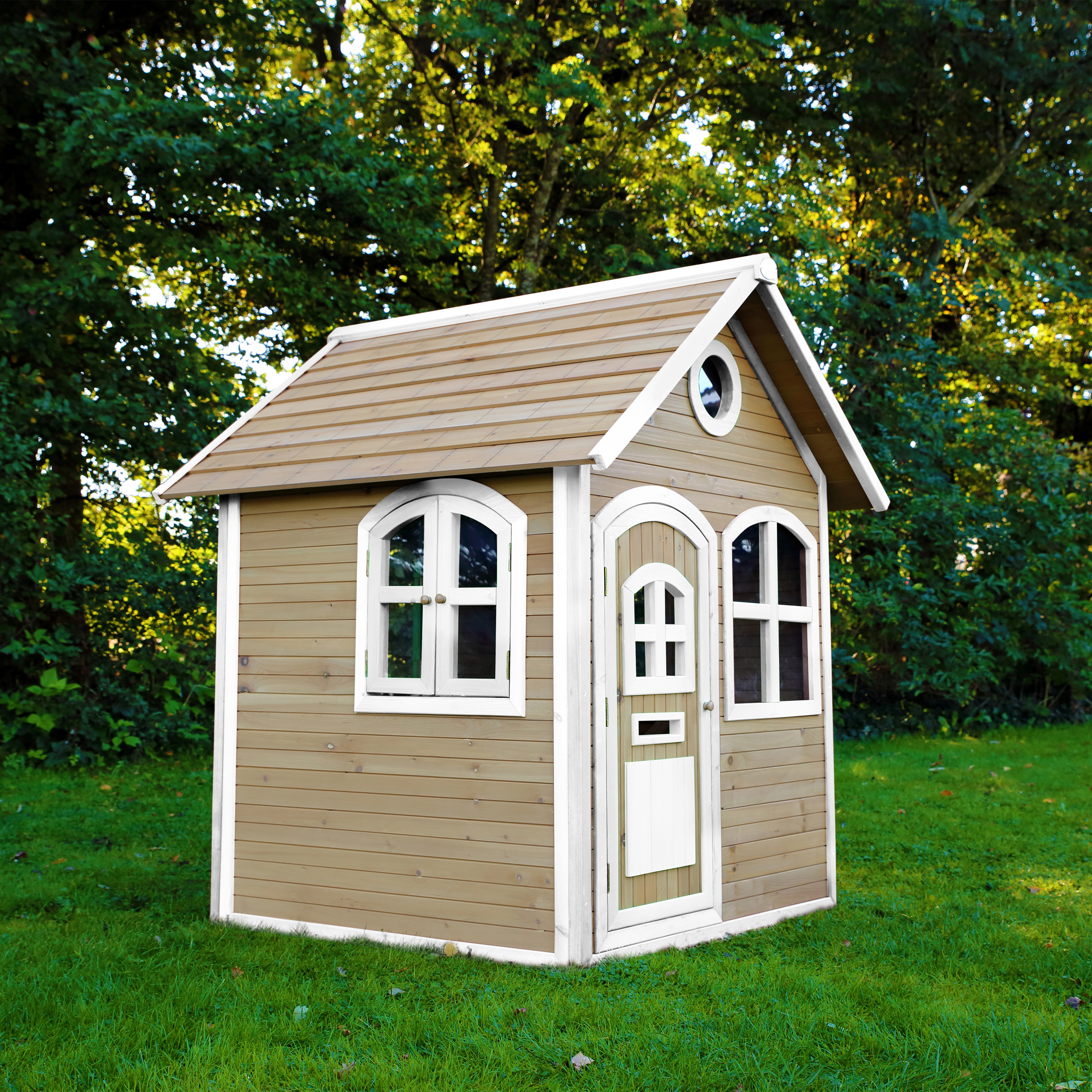 AXI Julia Playhouse Brown/White-8717973932734 AXI Julia Playhouse Brown/White
