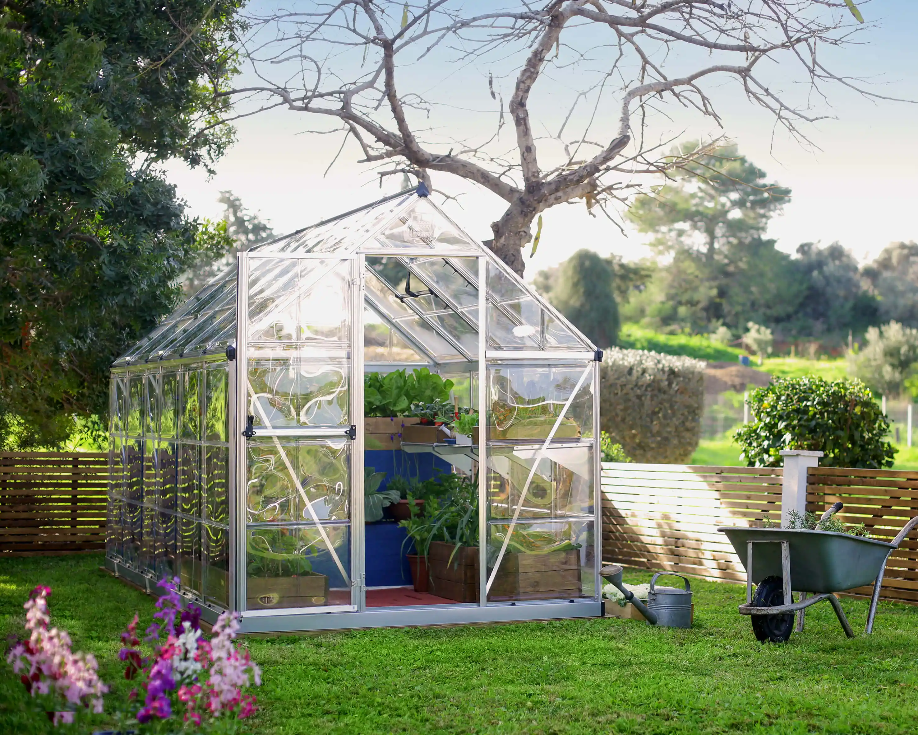 Canopia Harmony 370X185X208 cm Tuinkas Zilver Helder