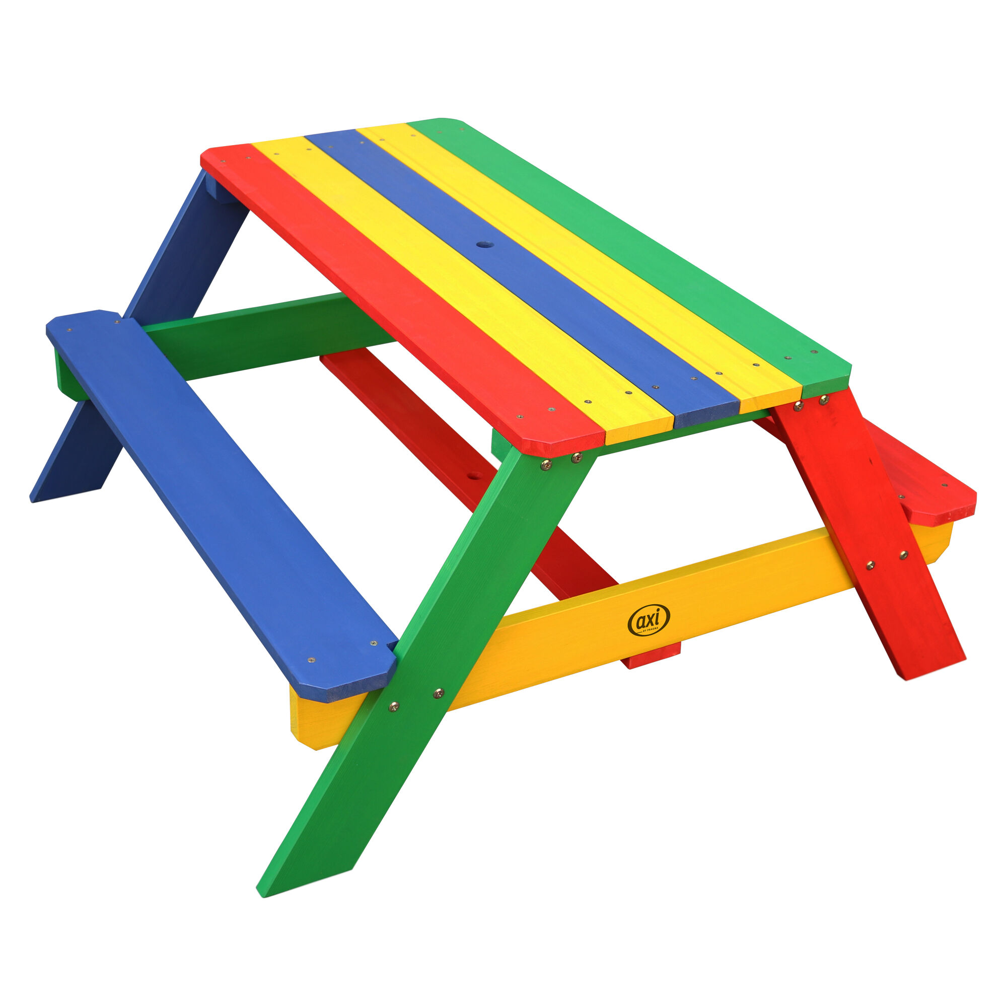 AXI Nick Picknicktafel Regenboog - Parasol Regenboog-8717973935124 AXI Nick Picknicktafel Regenboog - Parasol Regenboog