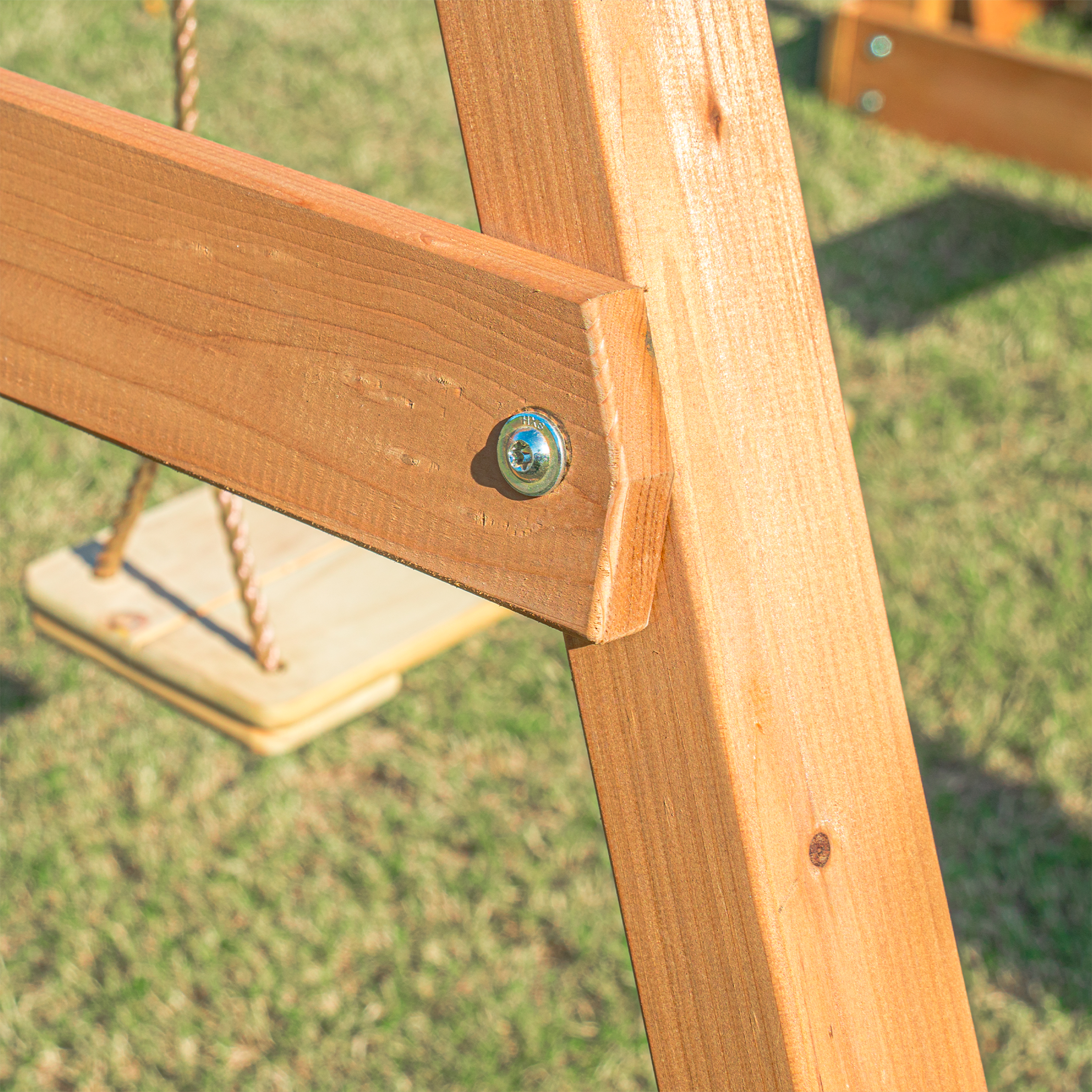 AXI Jack Climbing Frame with Double Swing and Trapeze – Grey Slide