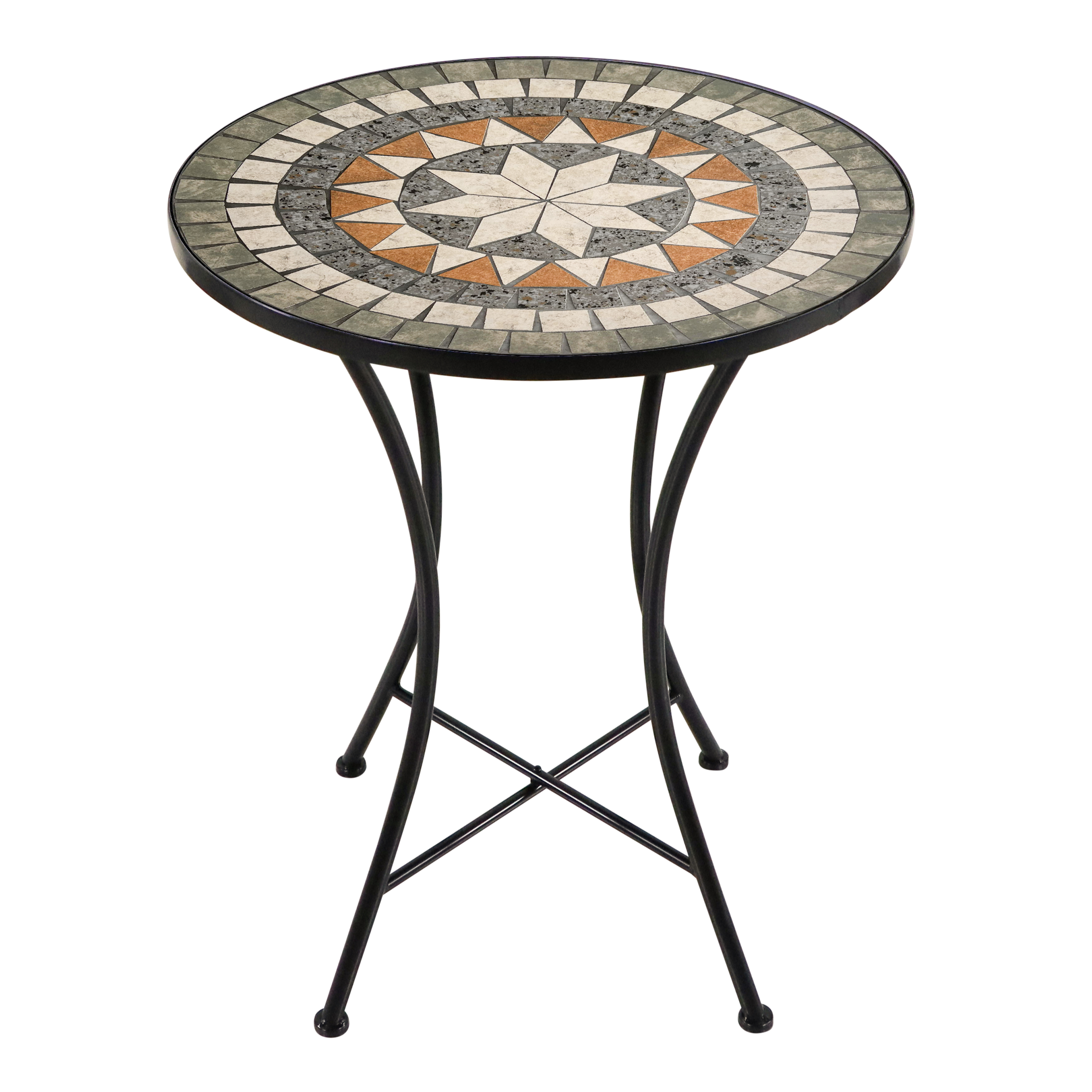 AXI Amélie Mosaik Bistro Set Star Grau/Braun