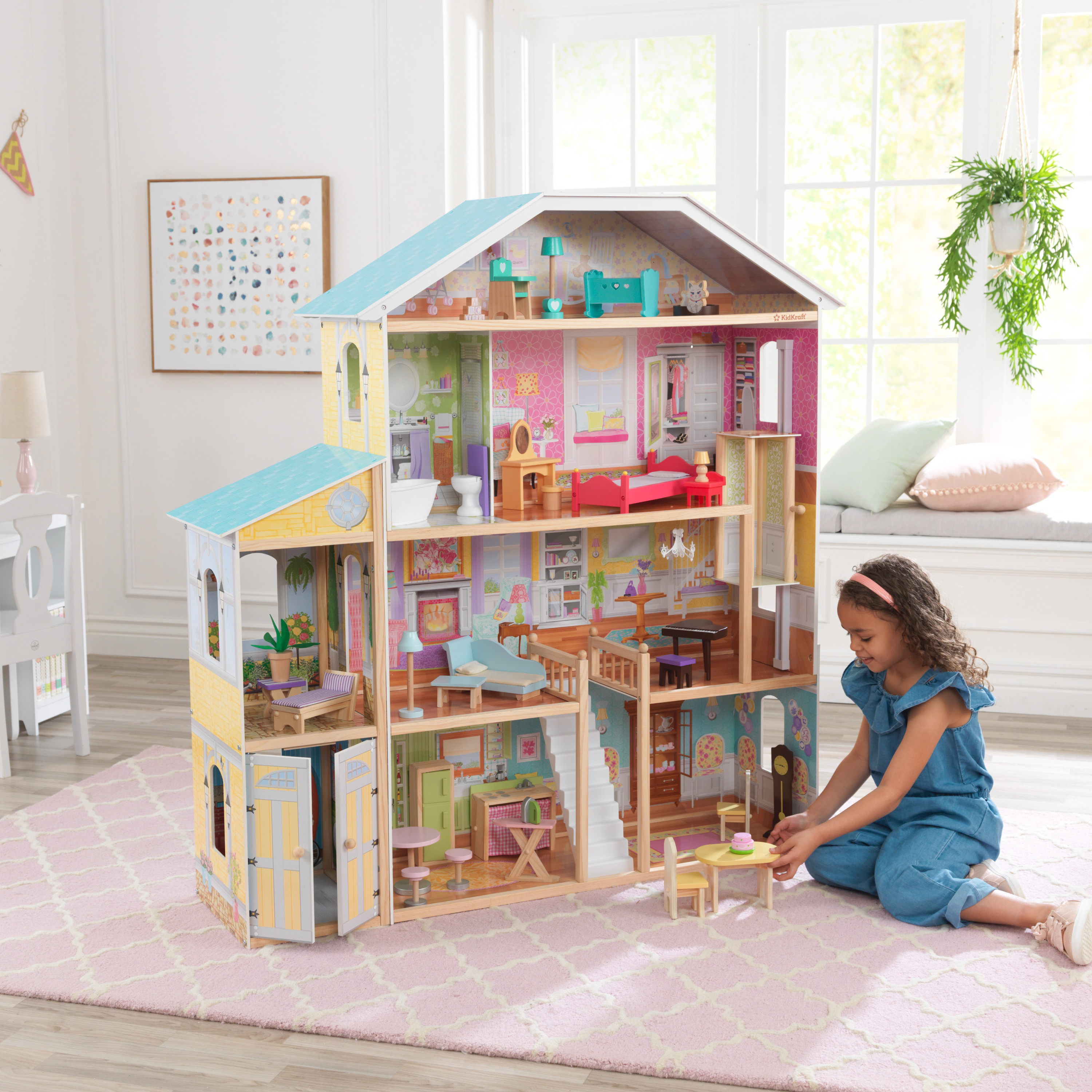 KidKraft Majestic Mansion Dollhouse-0706943652527 KidKraft Majestic Mansion Dollhouse
