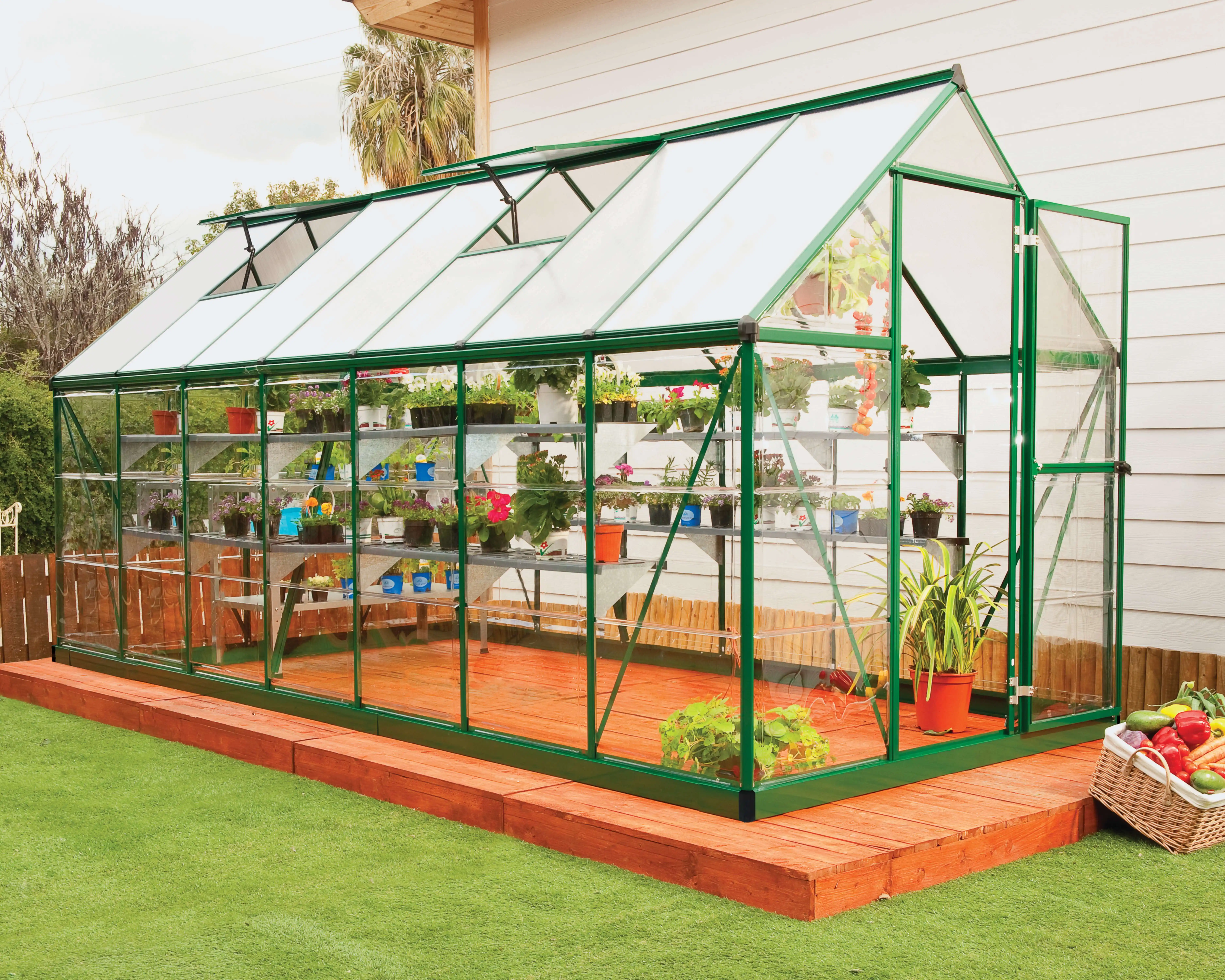 Canopia Hybrid 426X185X208 cm Tuinkas Groen-7290103111267 Canopia Hybrid 426X185X208 cm Tuinkas Groen