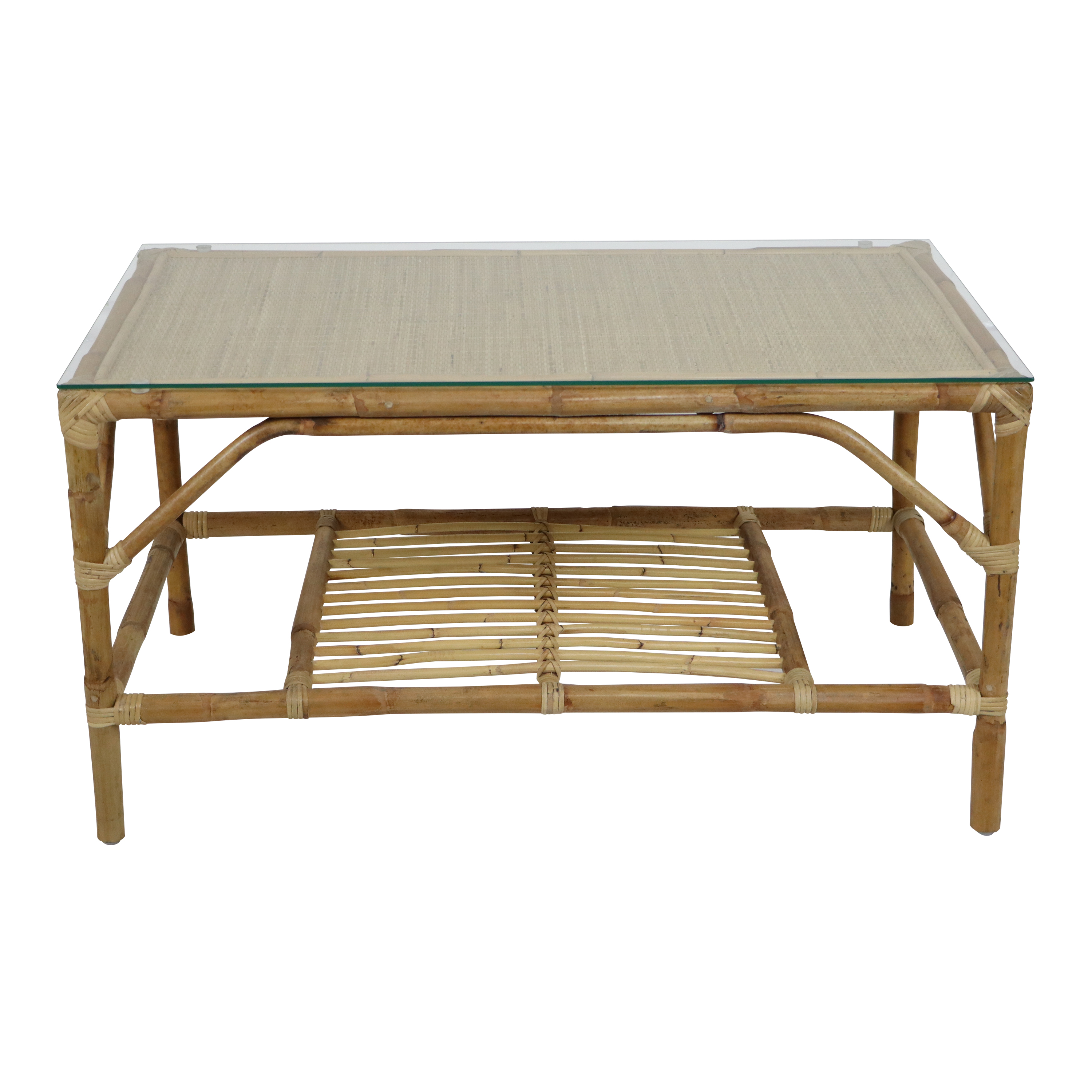 AXI Mary Rattan Lounge Set – 4-Piece with Sofa, Table, and 2 Chairs Natural/White-8720365066238 AXI Mary Rattan Lounge Set – 4-Piece with Sofa, Table, and 2 Chairs Natural/White
