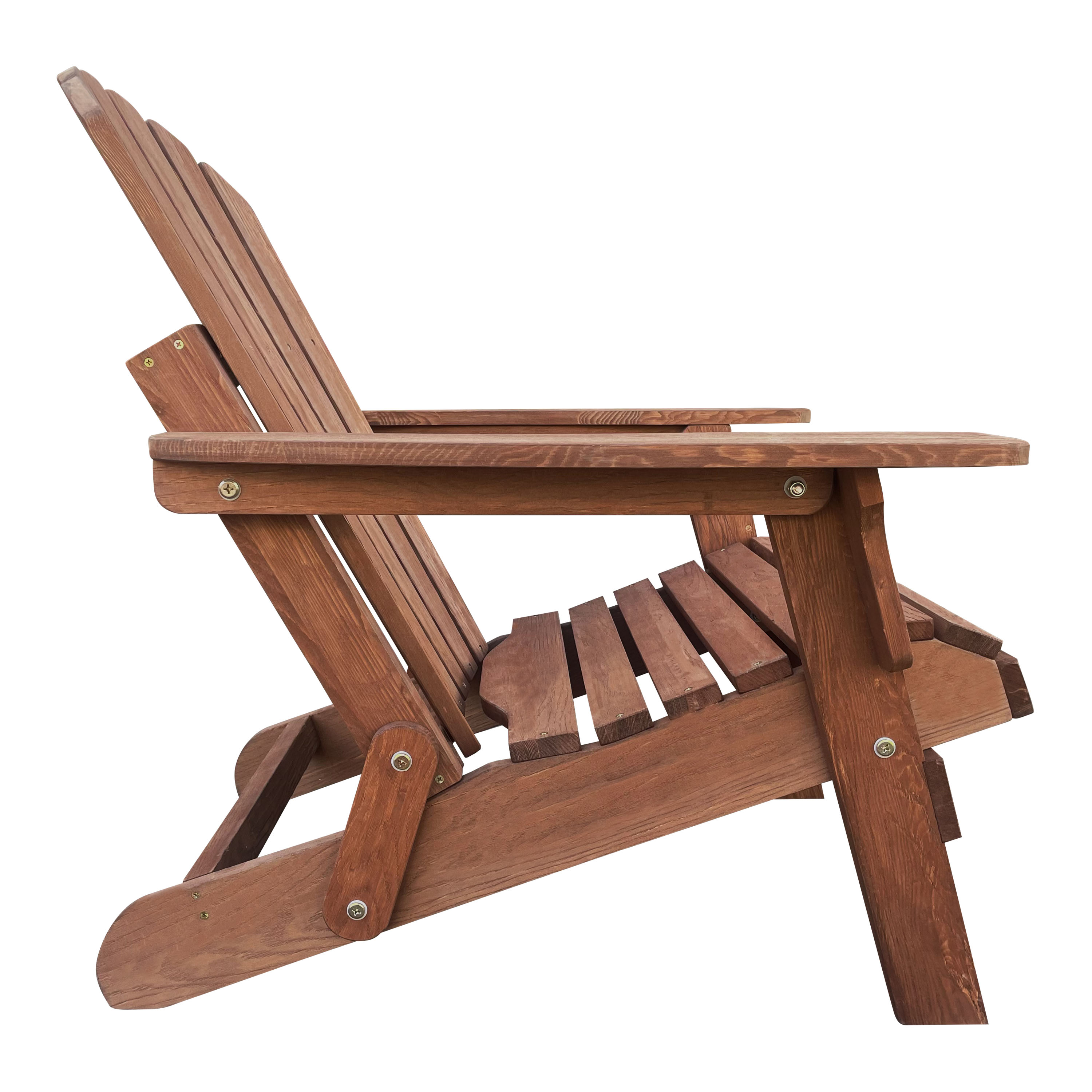 AXI Rosalie Folding Adirondack Chair Coffee Brown