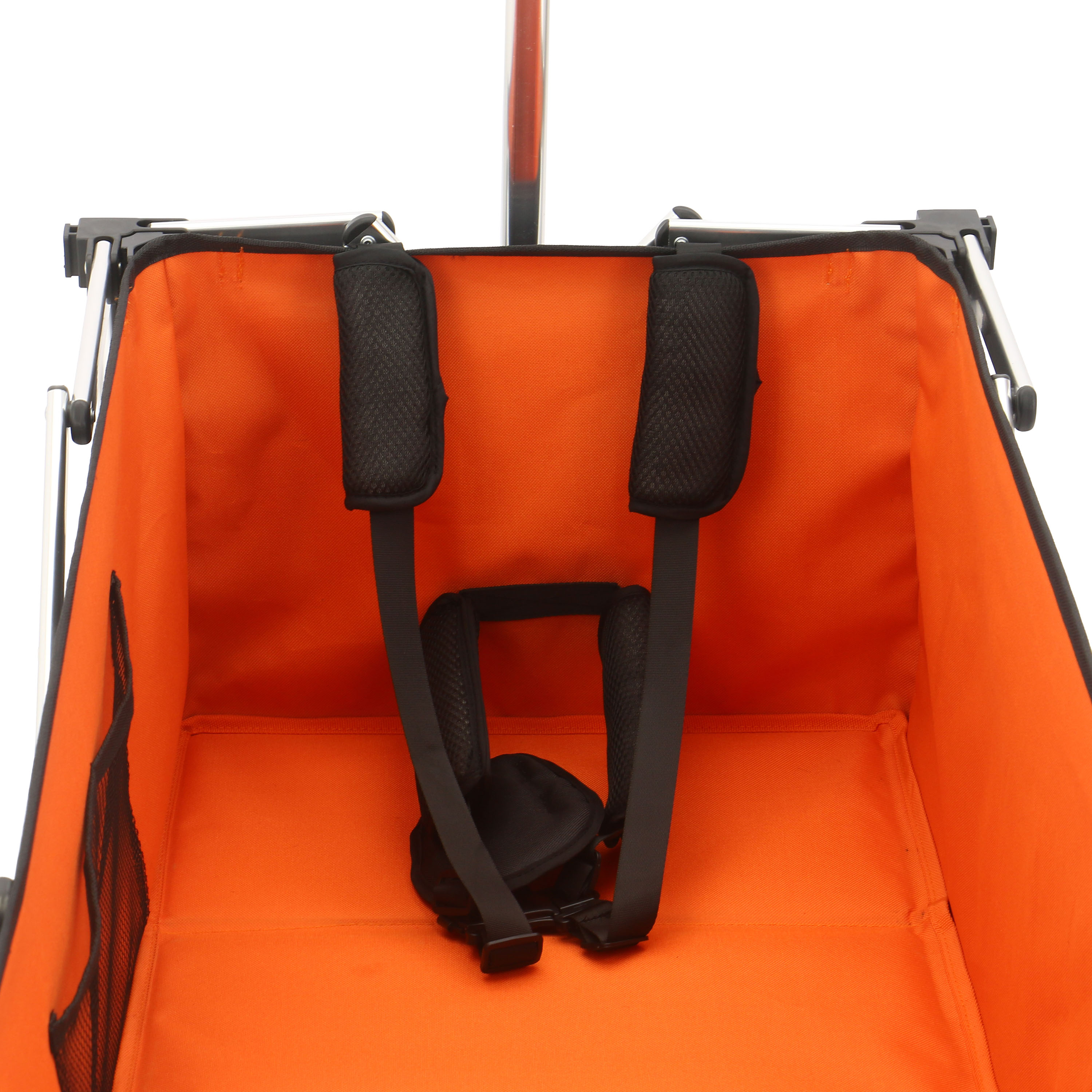 AXI SB151 Foldable Beach Wagon Aluminium - Black/Orange