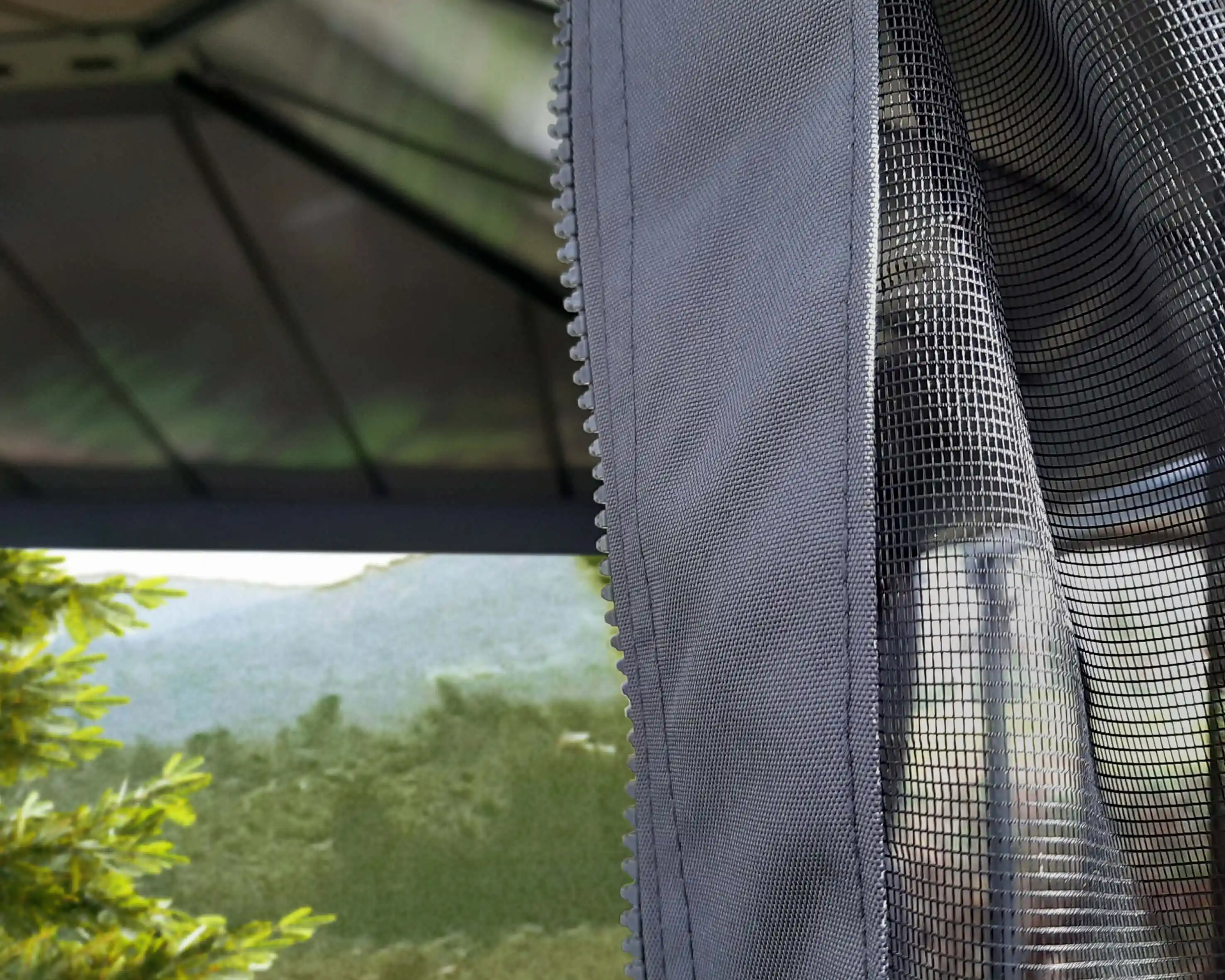 Canopia Gaasset voor Dallas tuinpaviljoen 500X360 Zwart