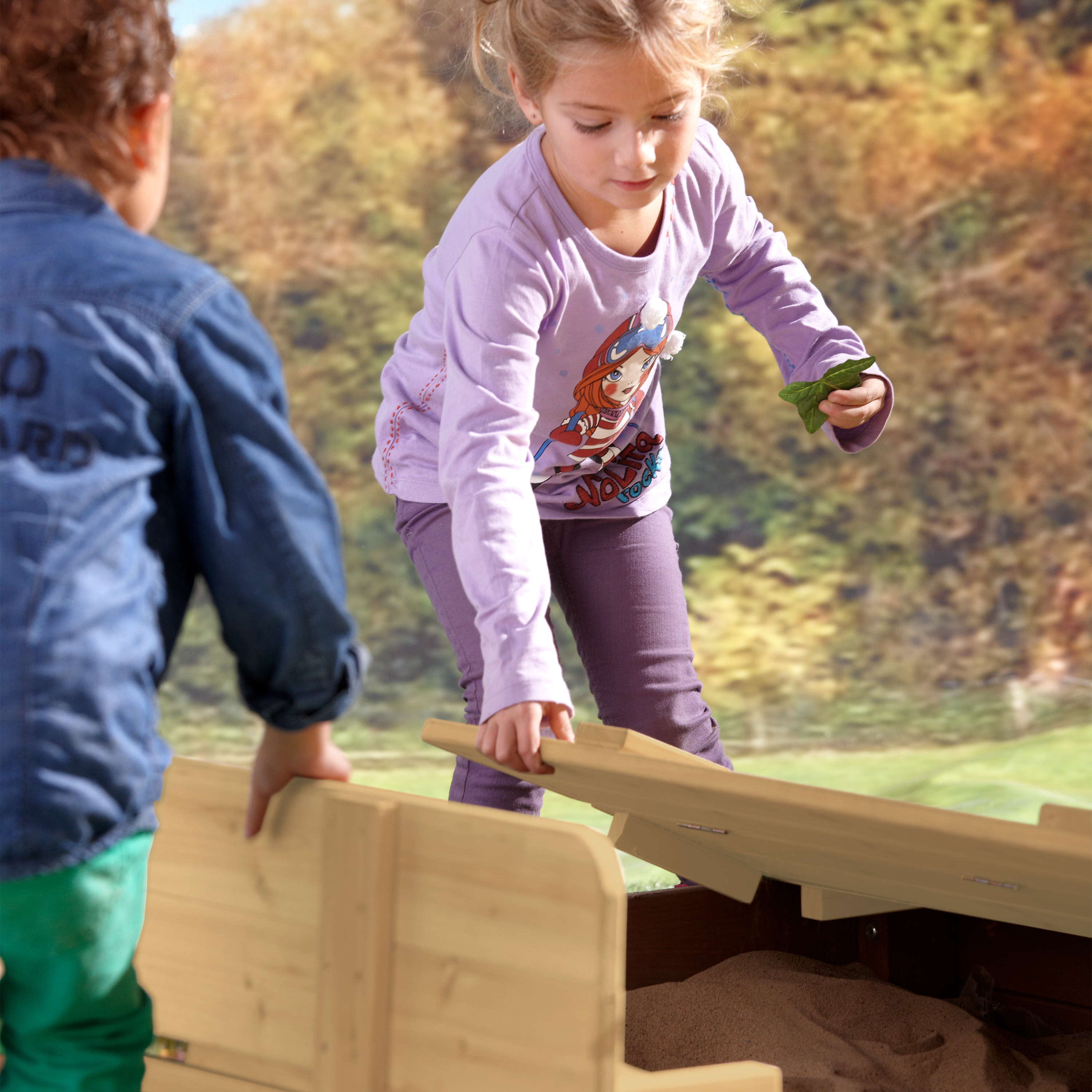 AXI Ella XL Sandbox Grey/Brown - 120 x 120 cm - Limited Edition