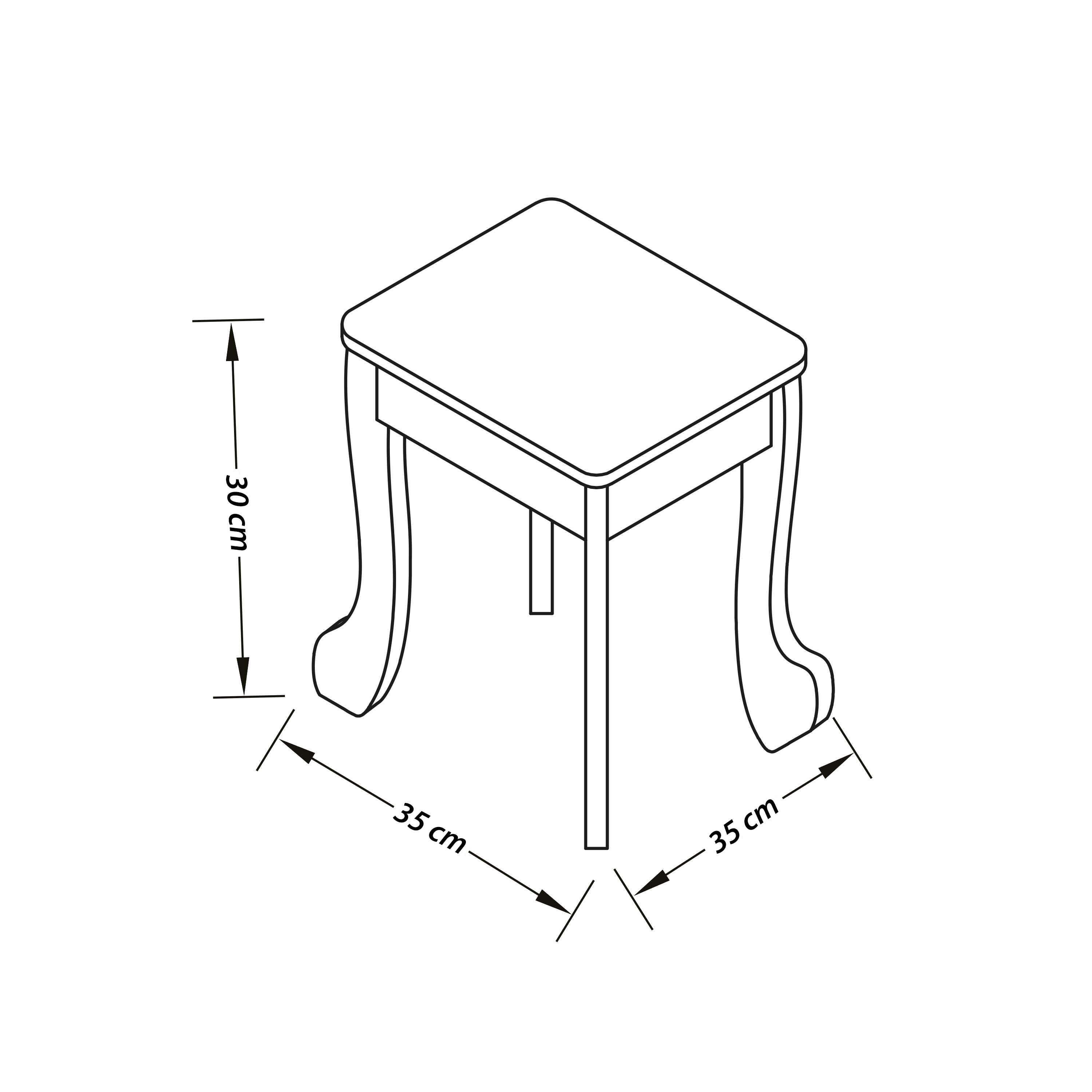 Tooky Toy Wooden Dressing Table Strawberry