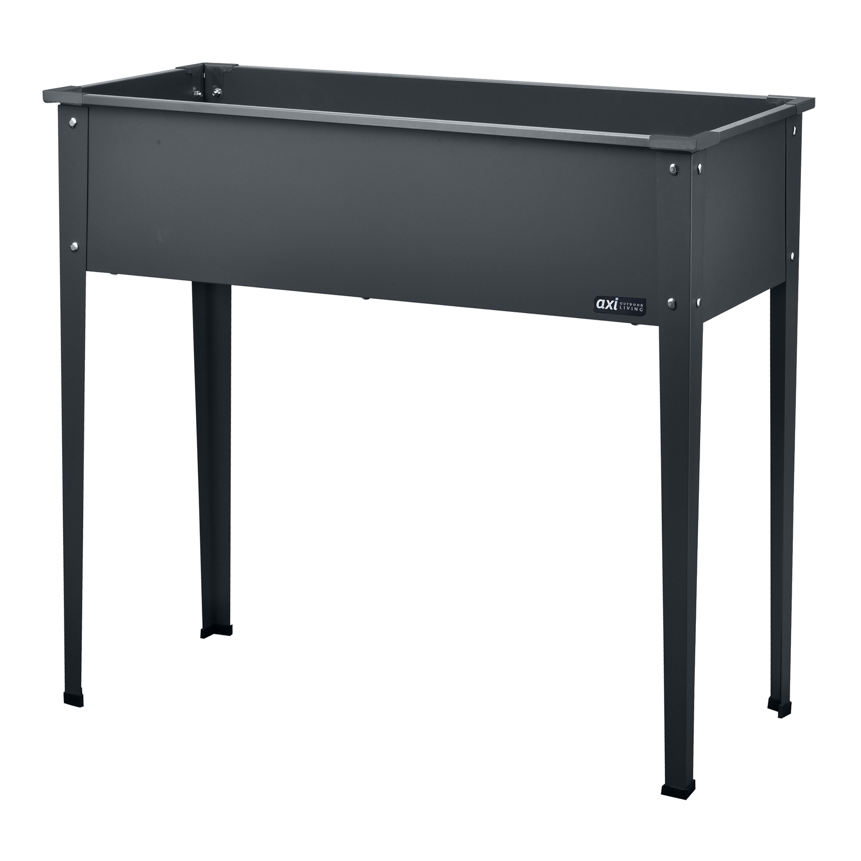 AXI Raised Planter Metal Anthracite