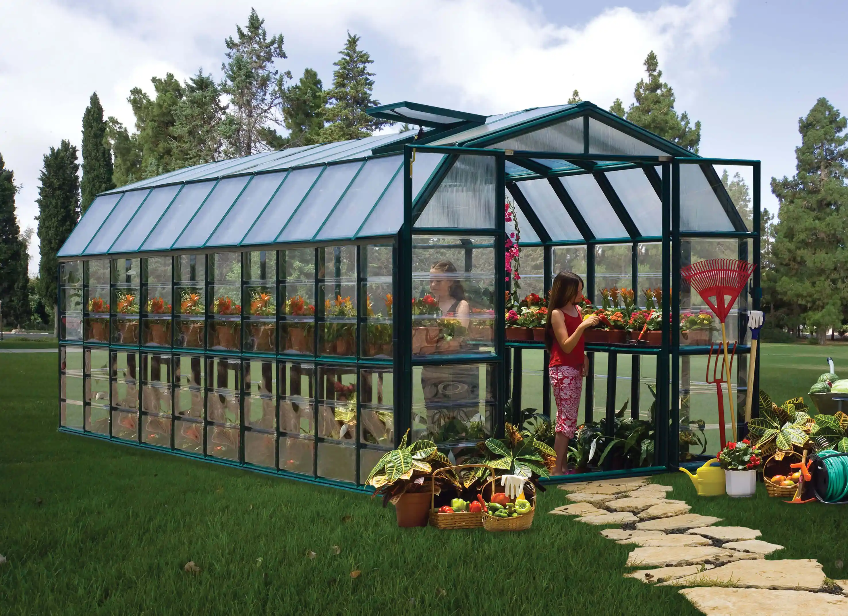 Canopia Grand Gardener 637X265X238 cm Tuinkas Groen Helder Hybride