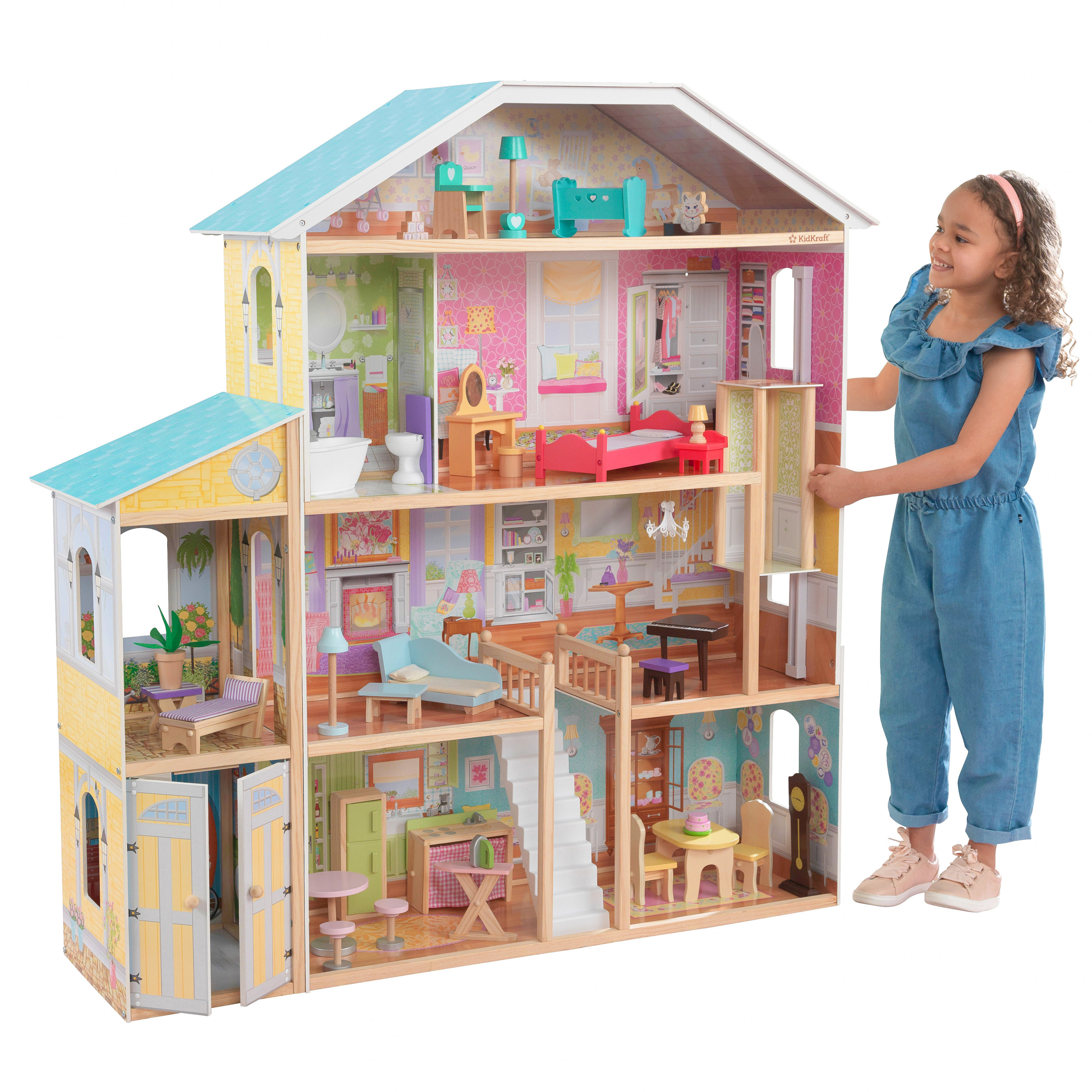 KidKraft Majestic Mansion Dollhouse-0706943652527 KidKraft Majestic Mansion Dollhouse