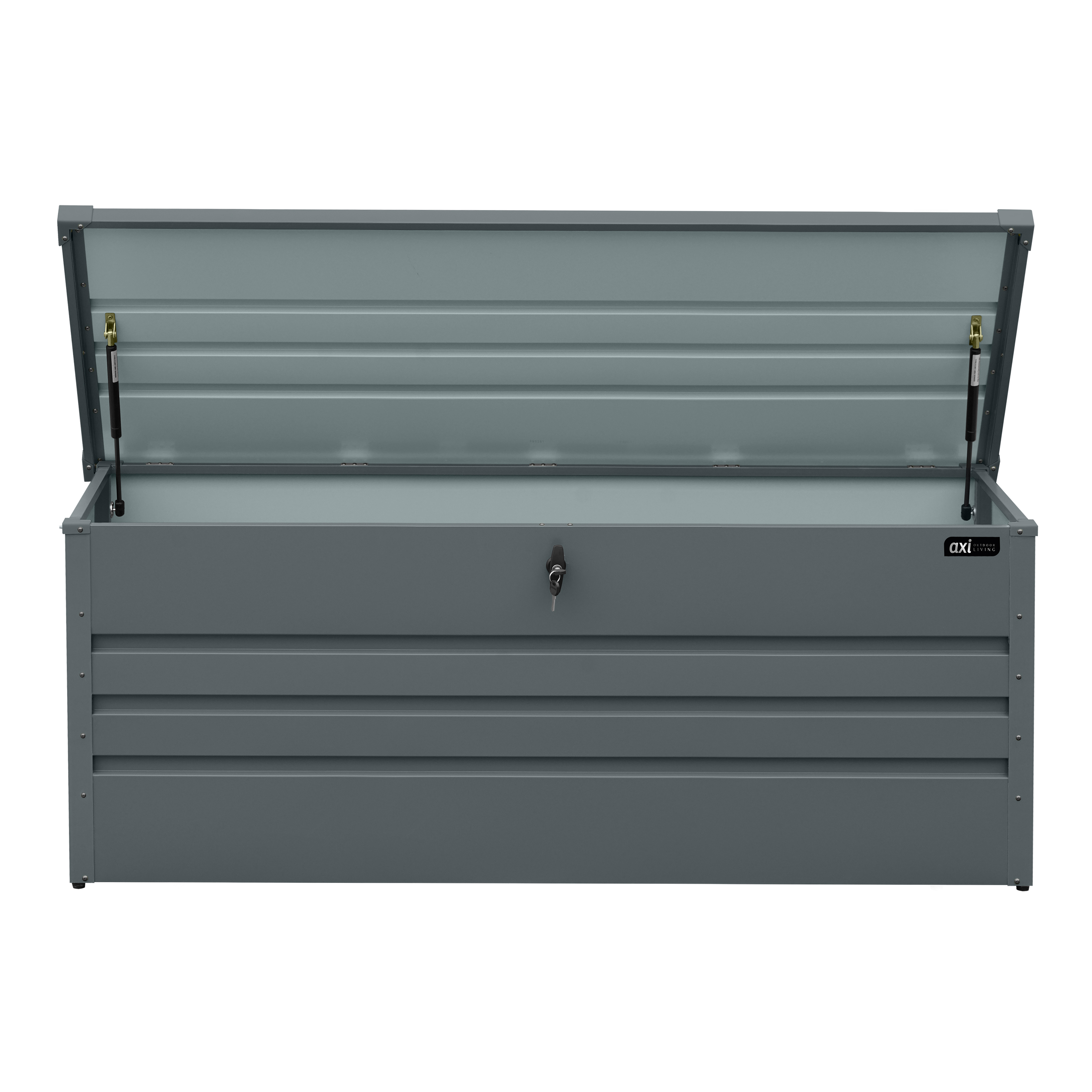 AXI Miles Gartenbox 600 aus Metall Anthrazit - 165x70x62cm