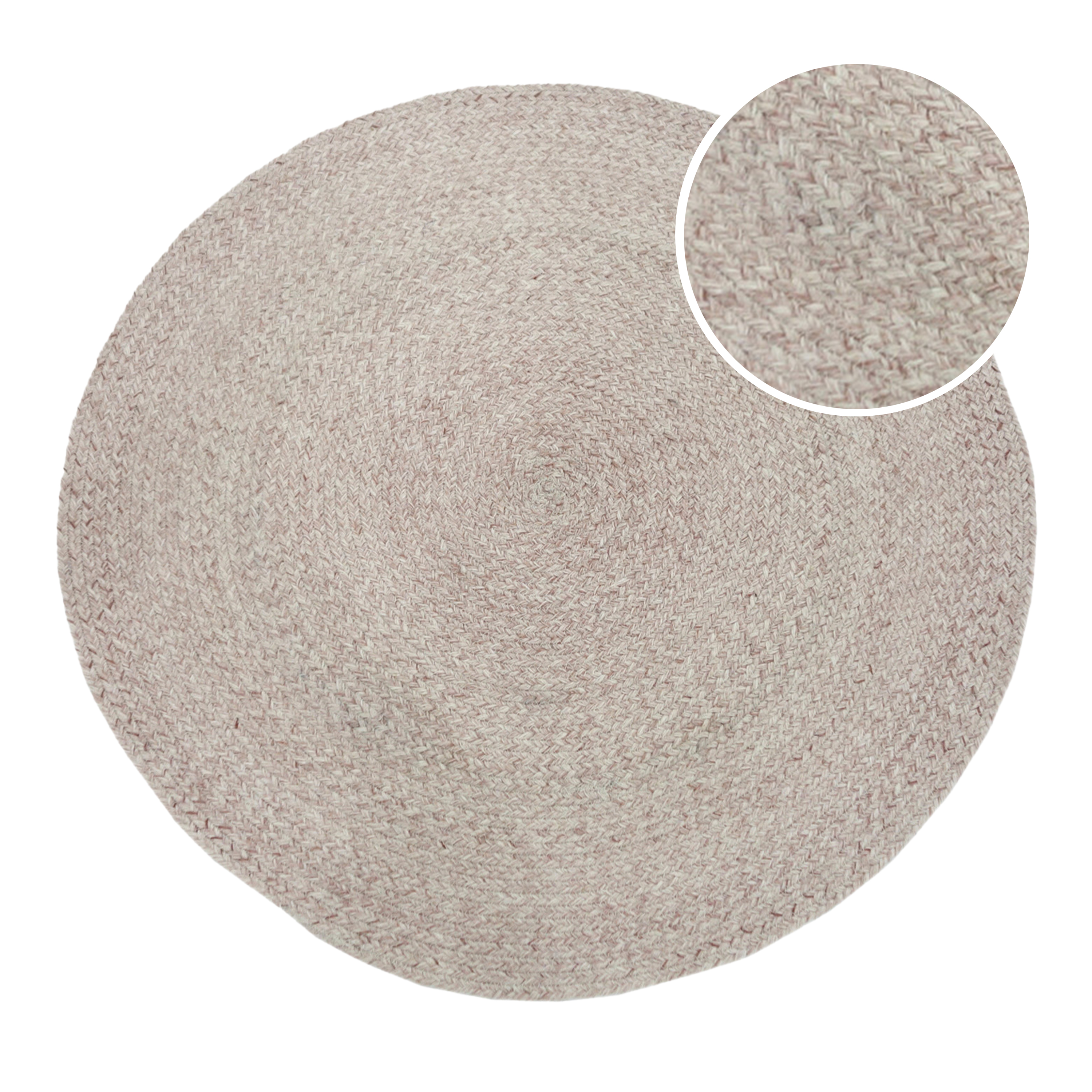 AXI Corfu Outdoor Rug – Round – Ø 120 cm – Beige