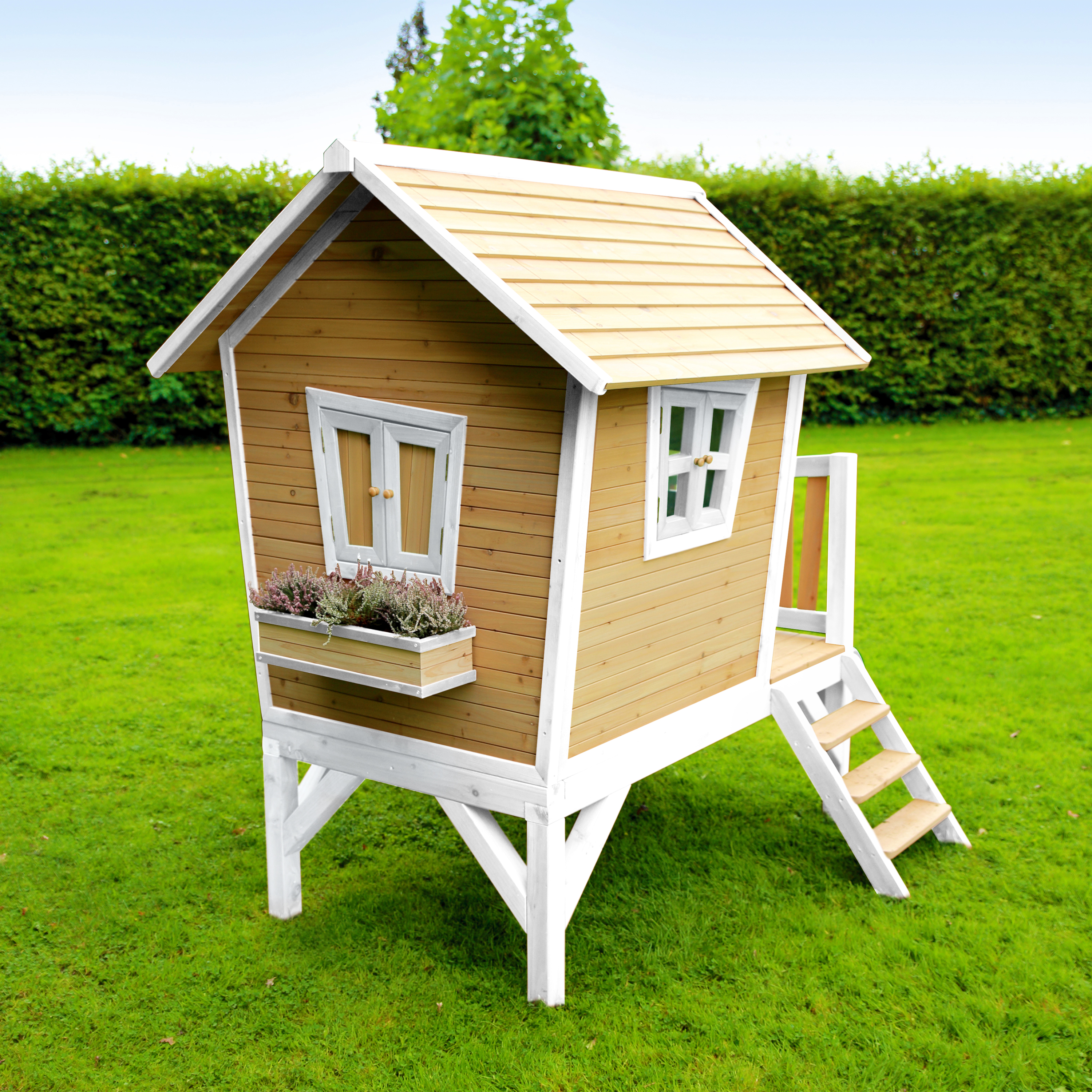 AXI Robin Playhouse Brown/White - White Slide