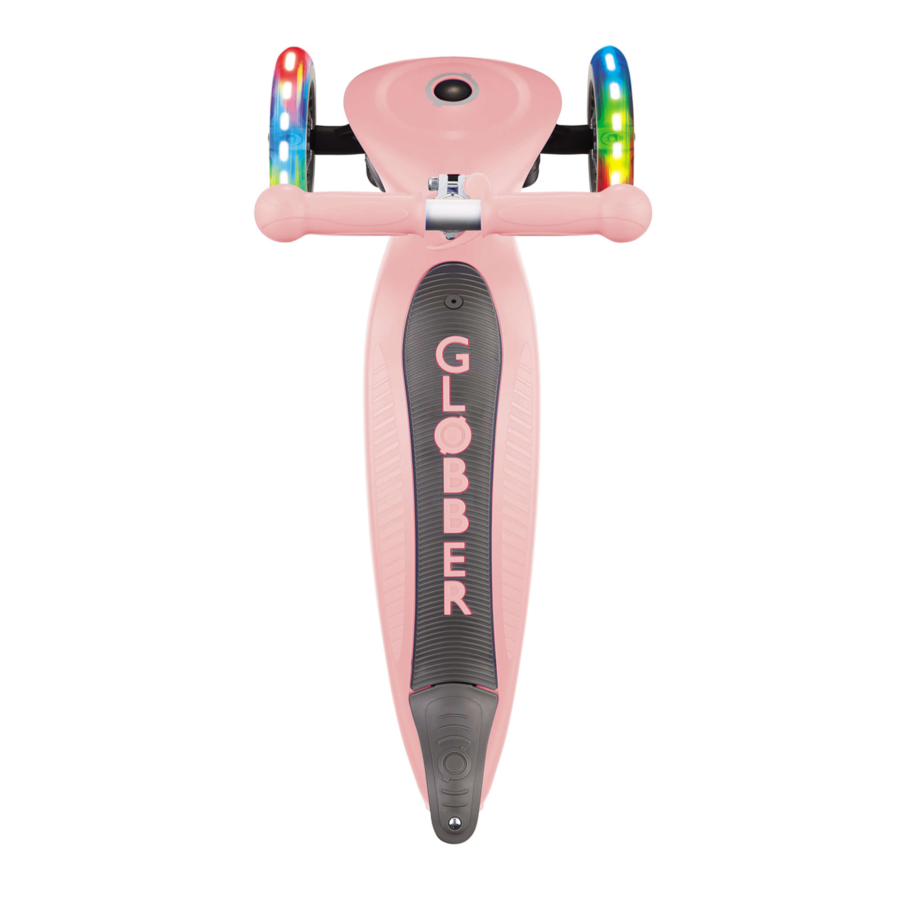 Globber Go Up Foldable Plus Lights 3-in-1 Step Pastel Roze