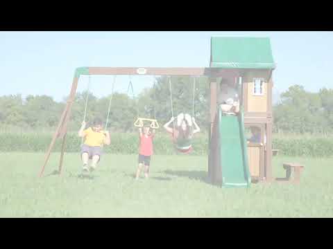 Backyard Discovery Lakewood Spielturm mit Schaukeln und Rutsche