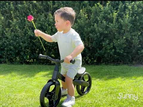 Sunny Balance Bike 3000 Laufrad aus Metall mit Carbon Fiber Look