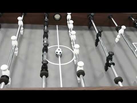 Cougar Striker Kickertisch Dunkelbraun/Schwarz