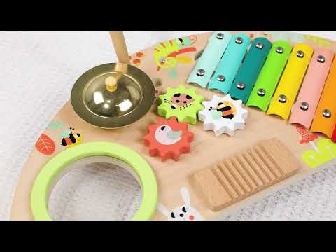 Tooky Toy Musiktisch aus Holz mit Xylophon