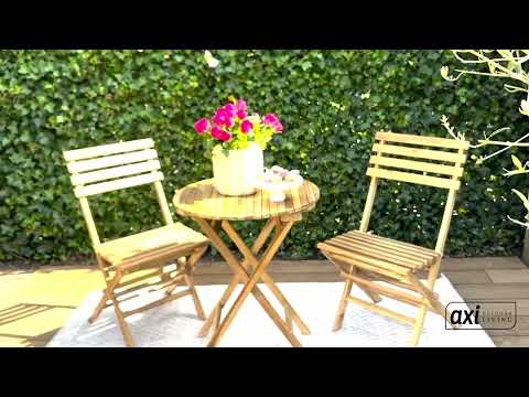 AXI Rae Bistro Set Braun Teak