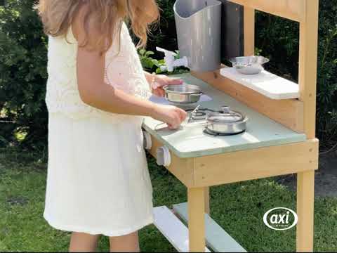 AXI Puck Sand & Wasser Spielküche / Matschküche Braun und Grün